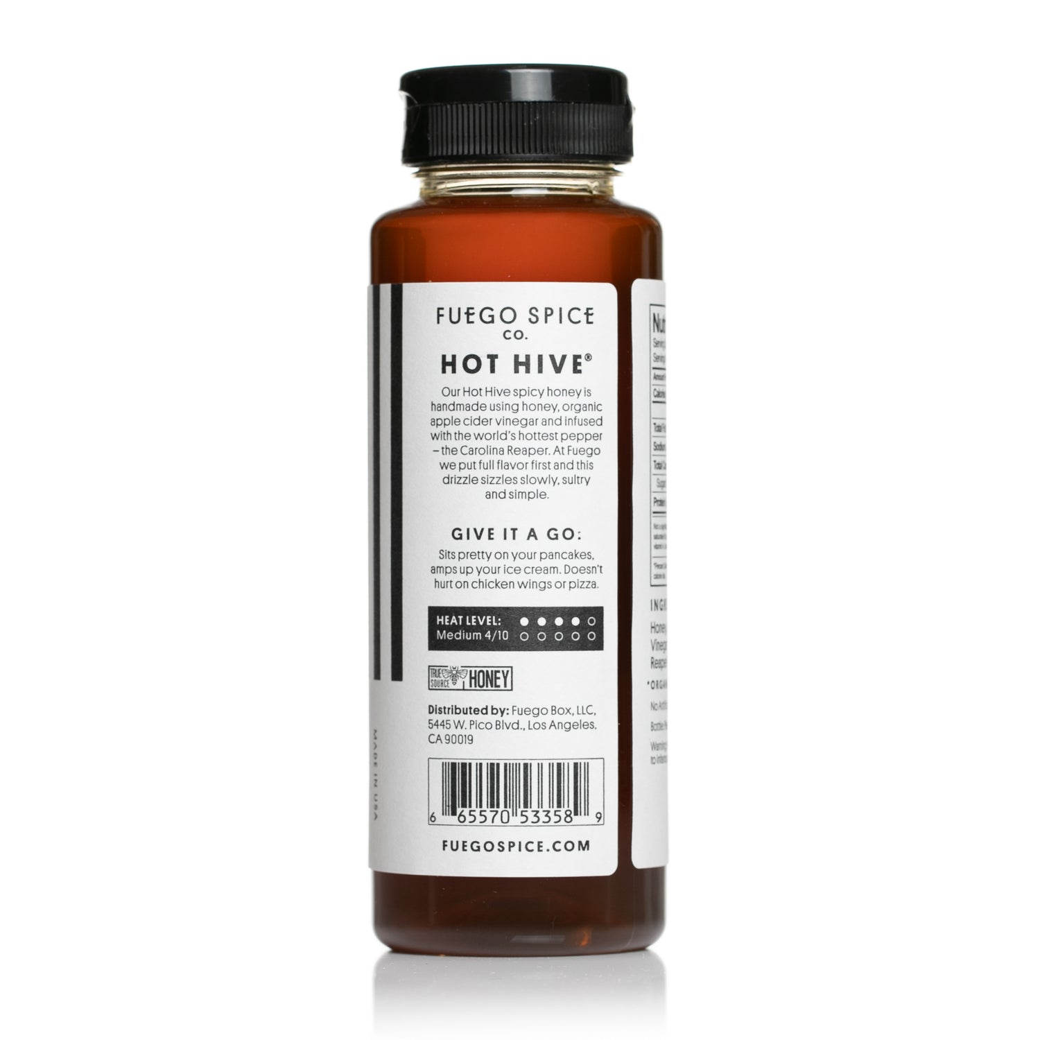 1 Case (6 Bottles) of Hot Hive Spicy Carolina Reaper Honey